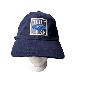 Headmost Ford Built Tough Blue Hat Cap Men's Embroidered Patch Logo Adjust F-150